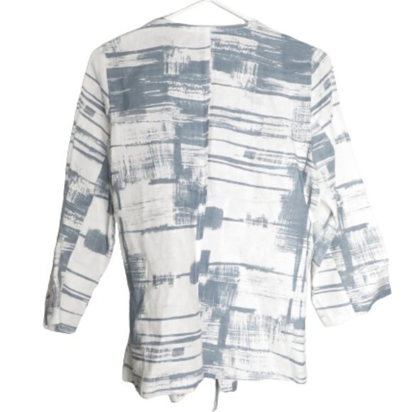 Eva Tralala linen belted‎ cardigan jacket - Picture 2 of 4